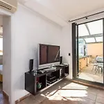 Daire Panoramic Terrace Trastevere *