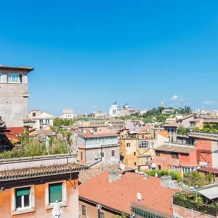 Daire Panoramic Terrace Trastevere