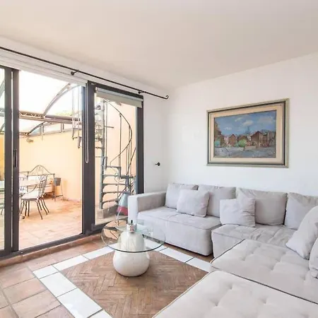 Daire Panoramic Terrace Trastevere Roma