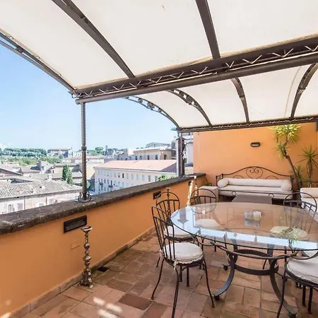 Panoramic Terrace Trastevere 公寓